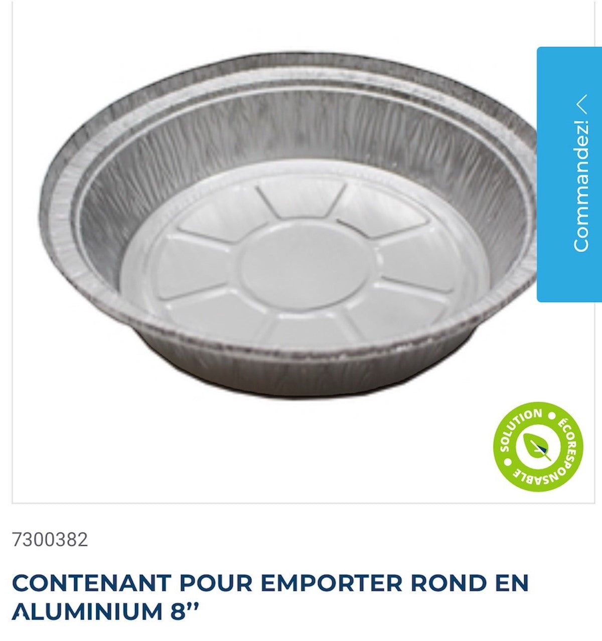 CONTENANT POUR EMPORTER ROND